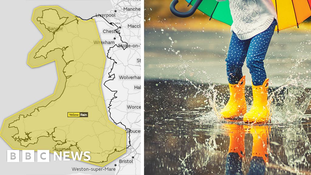 Met Office Issues Heavy Rain Warnings For Most Of Wales - BBC News