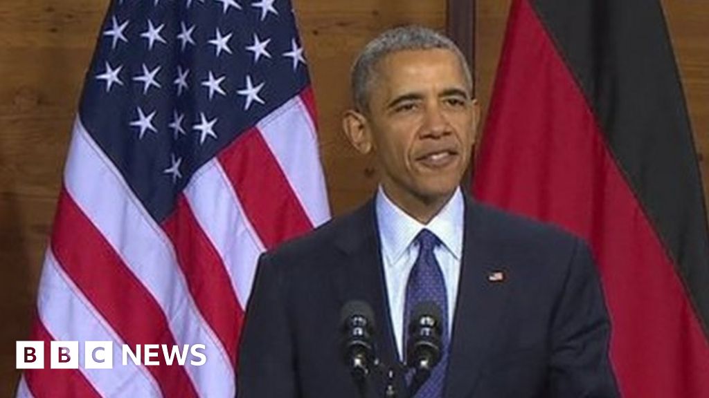 Barack Obama gives keynote speech BBC News