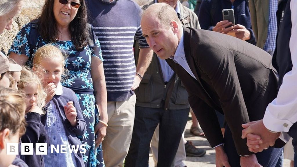 وقال الأمير وليام خلال زيارة لكورنوال إن كيت في صحة جيدة