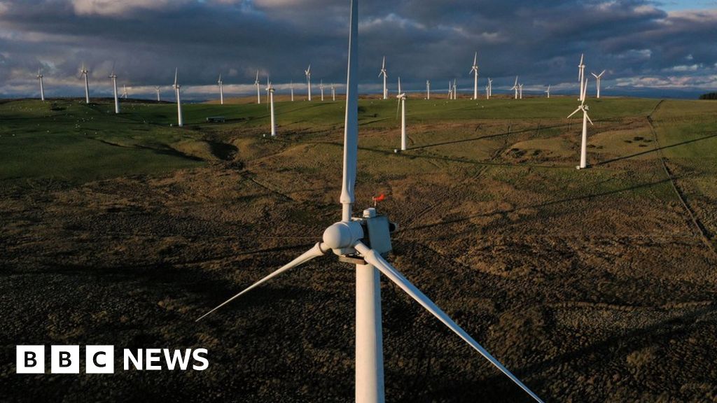 Wind is main source of UK electricity for first time