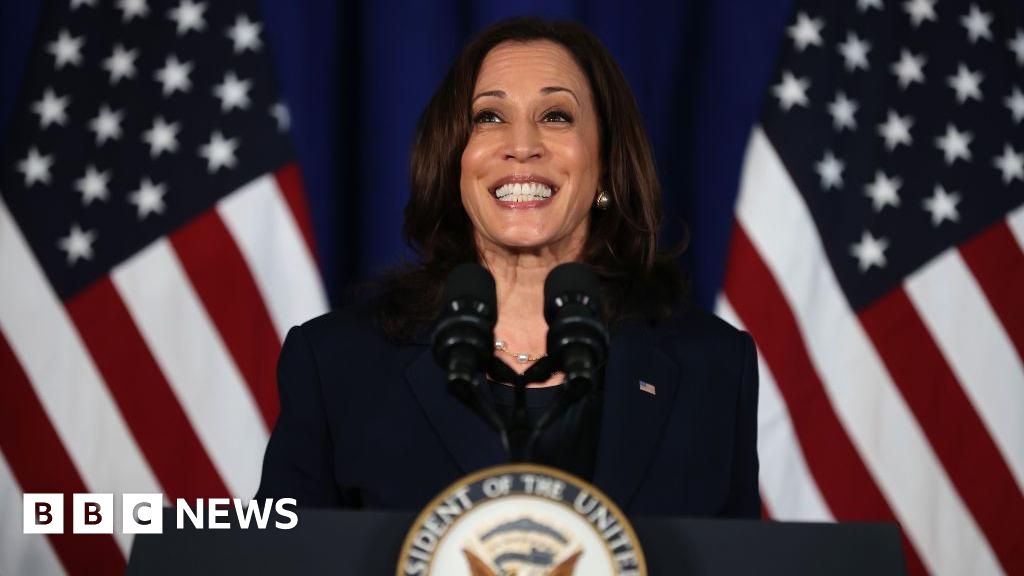 Harris monitors election results at alma mater Howard University