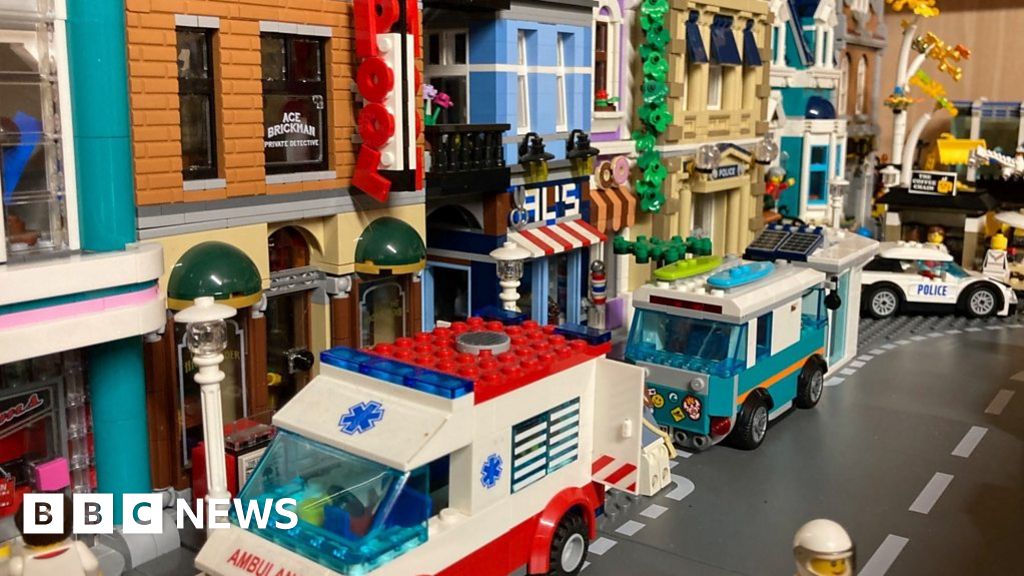 "Building Lego cities was a lifeline during lockdown."