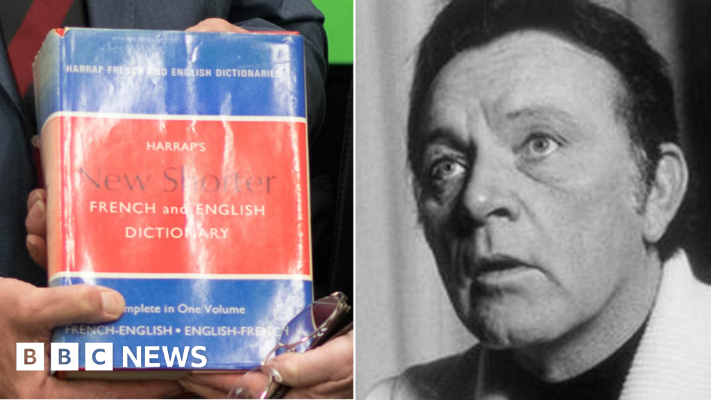 Richard Burton s French dictionary given to school BBC News