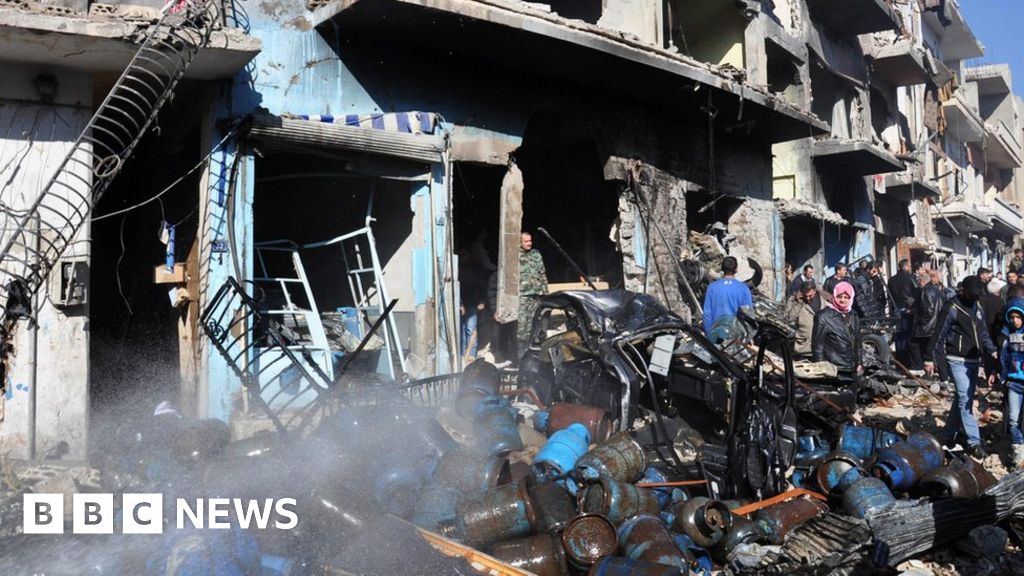 Syria Conflict Islamic State Homs Bomb Attack Kills 16 Bbc News 