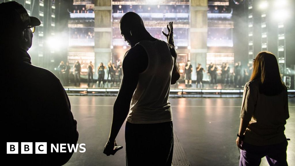 Behind the scenes of Stormzy's Glastonbury set