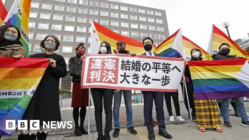 Japan Court Finds Same Sex Marriage Ban Unconstitutional Bbc News