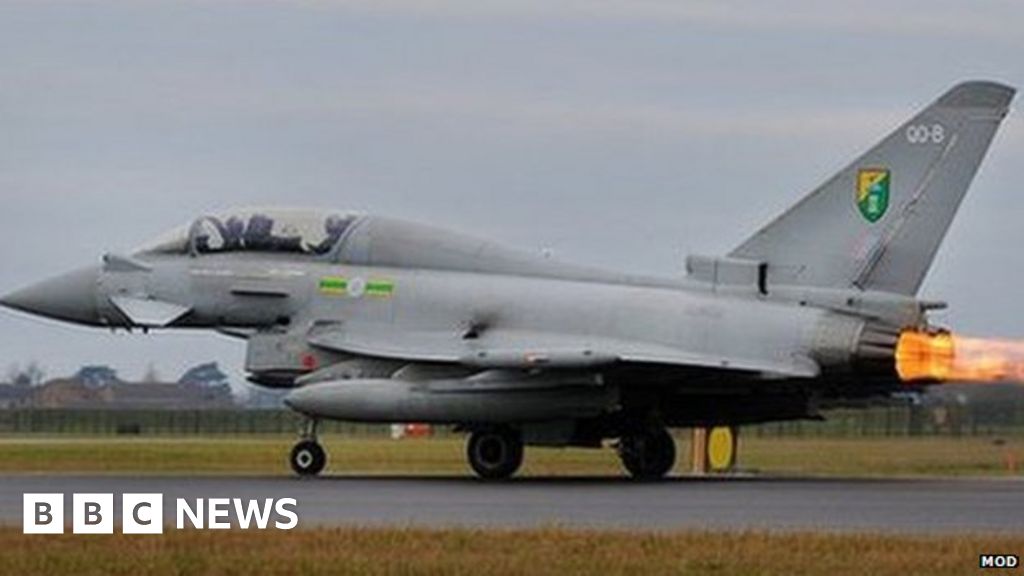 RAF Coningsby Typhoon jet 'narrowly avoided' midair crash BBC News