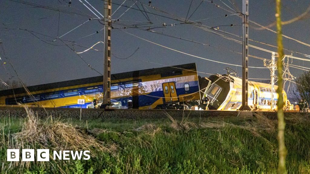 Dutch rail crash: One dead after passenger train derails