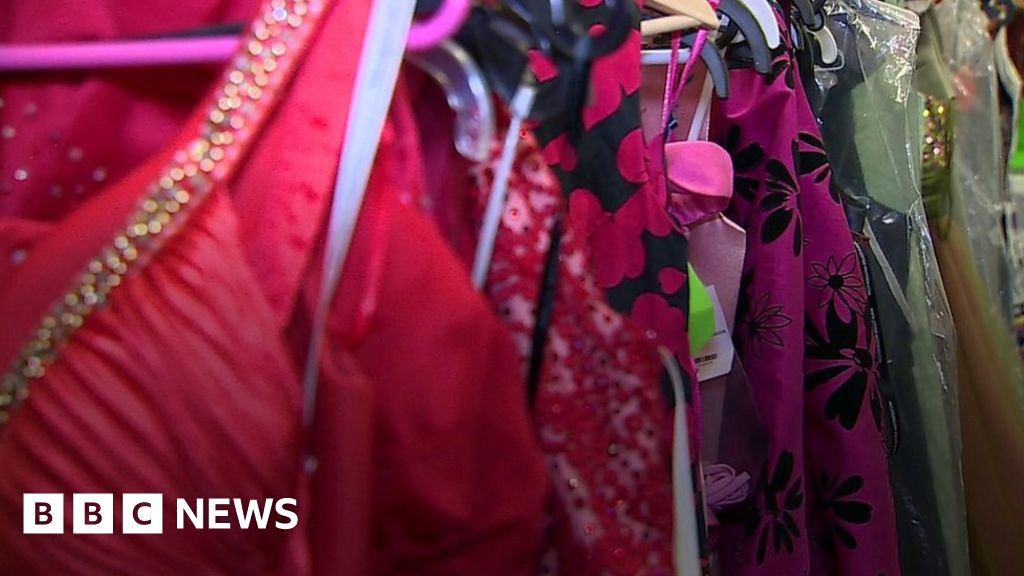 'Overwhelming' prom dress donations to Maesteg school BBC News