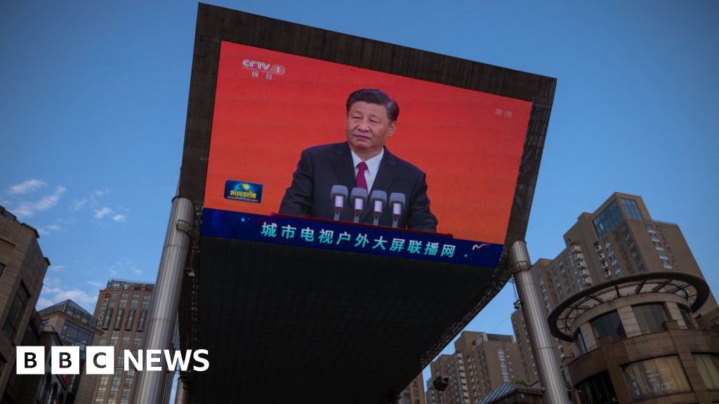 China shares slide in US as Xi starts historic third term