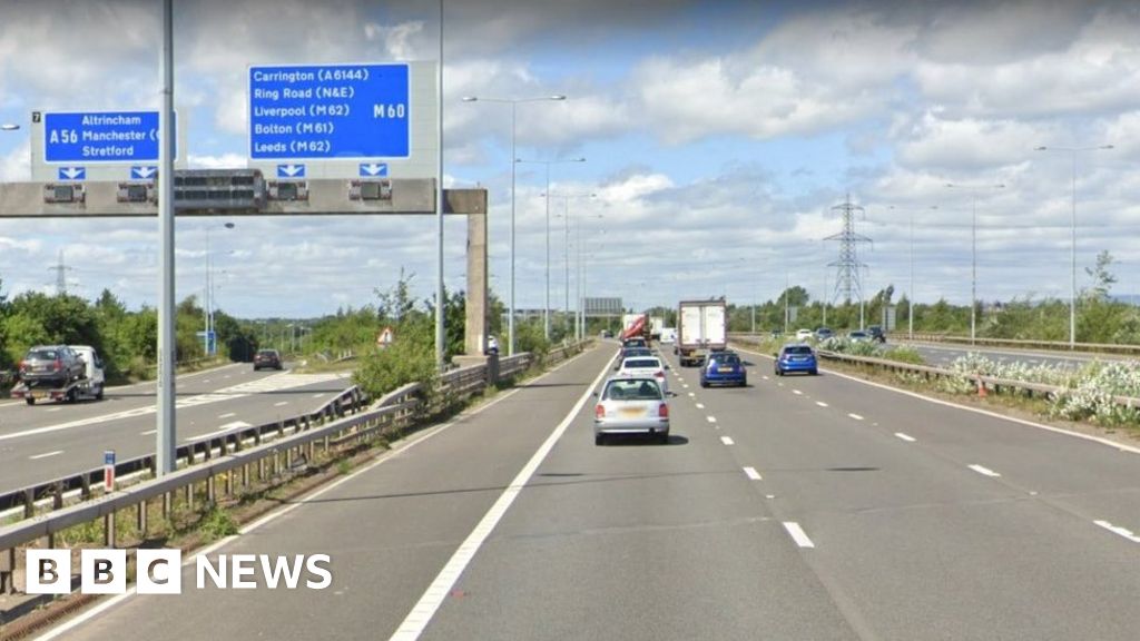 M60 crash Two hurt in devastating collision