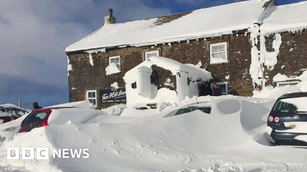 Snowed in at Britain's highest pub for three nights