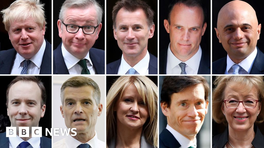 Conservative leadership: 10 rivals face first ballot of Tory MPs