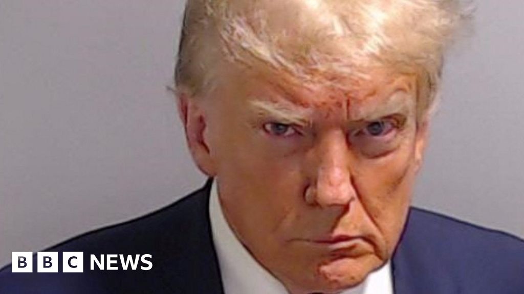 Historic Trump mugshot released after arrest in Atlanta, Georgia