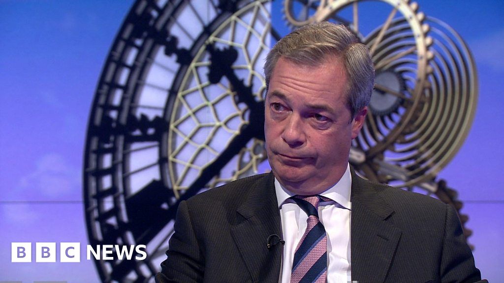 Nigel Farage: 'I'd Probably Stand In Thanet By-election' - BBC News