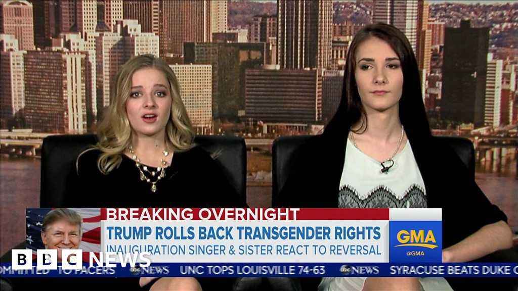 Trump Transgender Policy Dismays Inauguration Singer Bbc News 1705