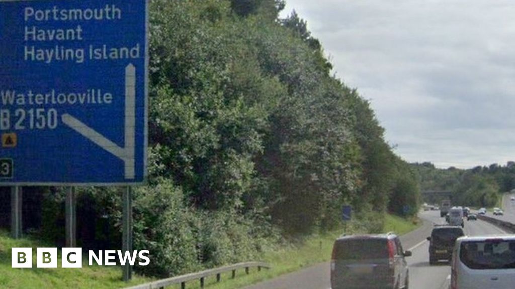 Havant A3 M crash involving several cars leaves man dead