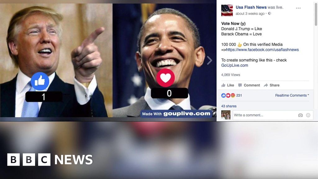 Odd Facebook Videos Promote Fake News Bbc News 3158