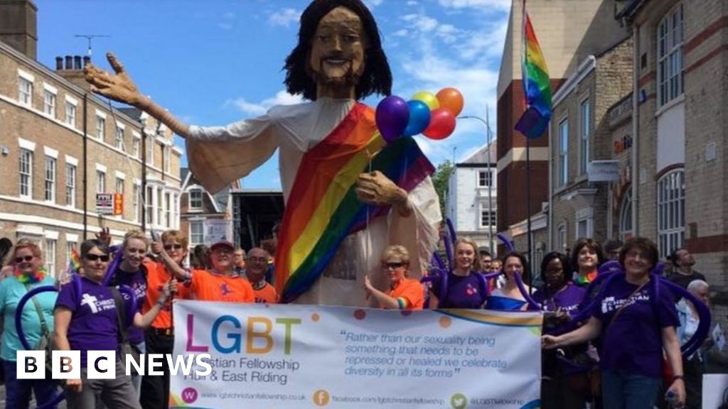 Crowdfunding For Jesus figure At UK Pride Event In Hull BBC News Crowdfunding For Jesus figure At UK Pride Event In Hull BBC News