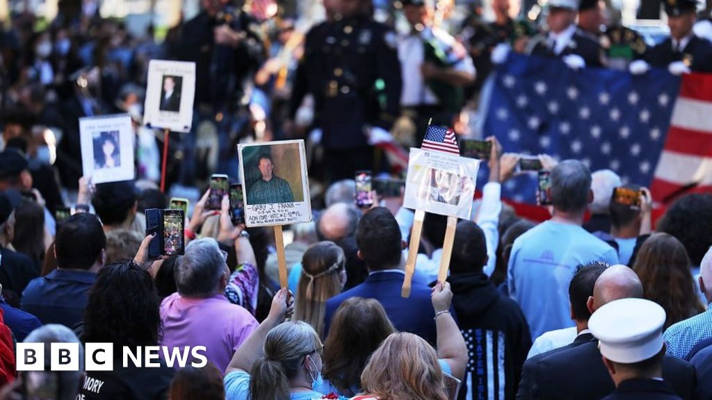 9/11 anniversary Moment of silence as families recite names of victims