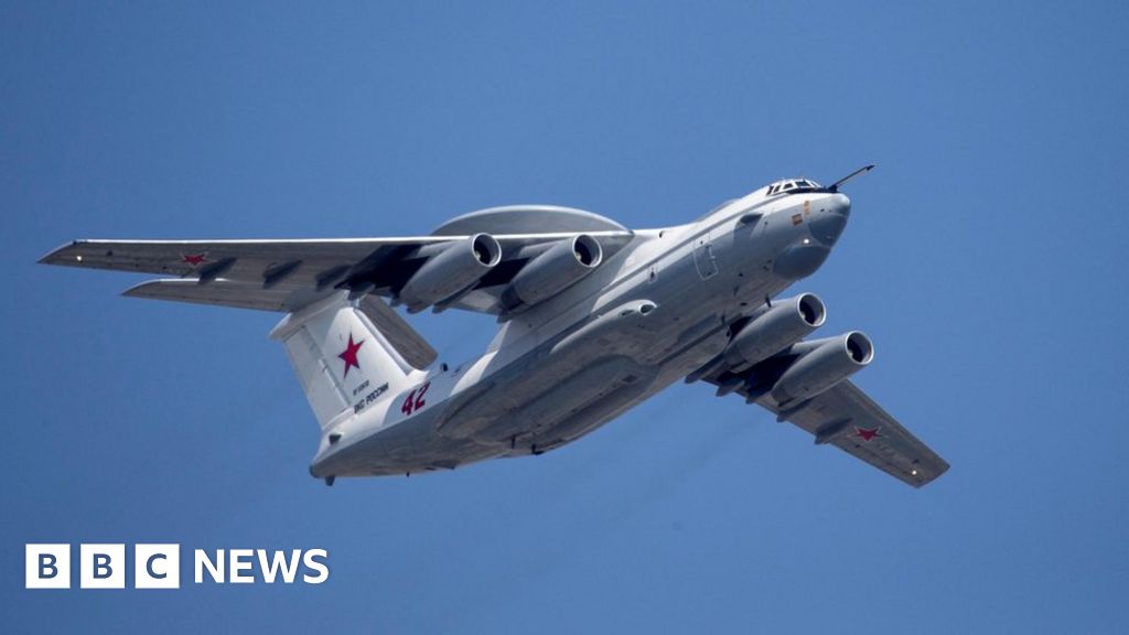ウクライナは数週間で2機目のロシアのA-50偵察機を撃墜したと発表した