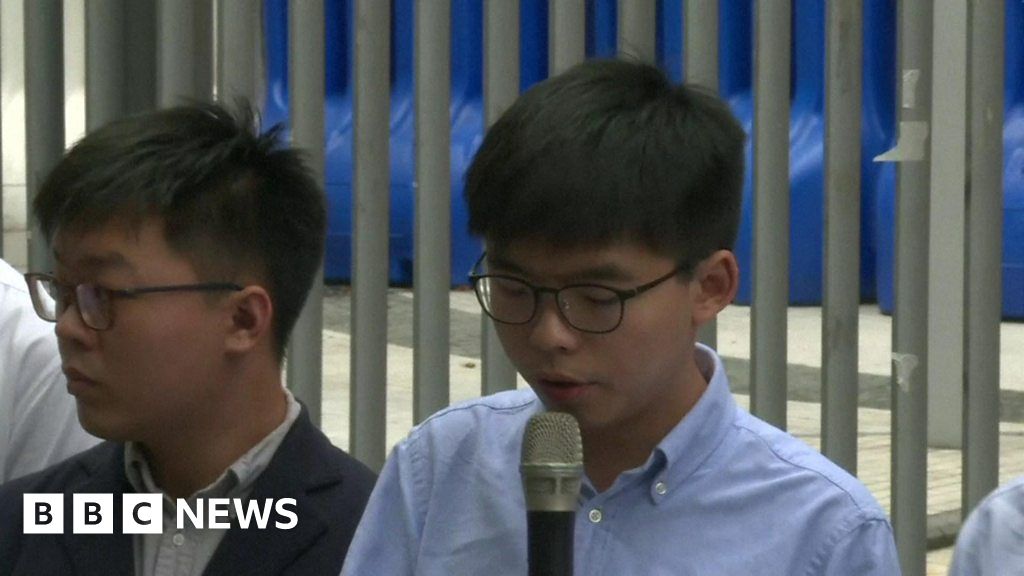 Hong Kong: Joshua Wong calls his election ban 'politically driven'