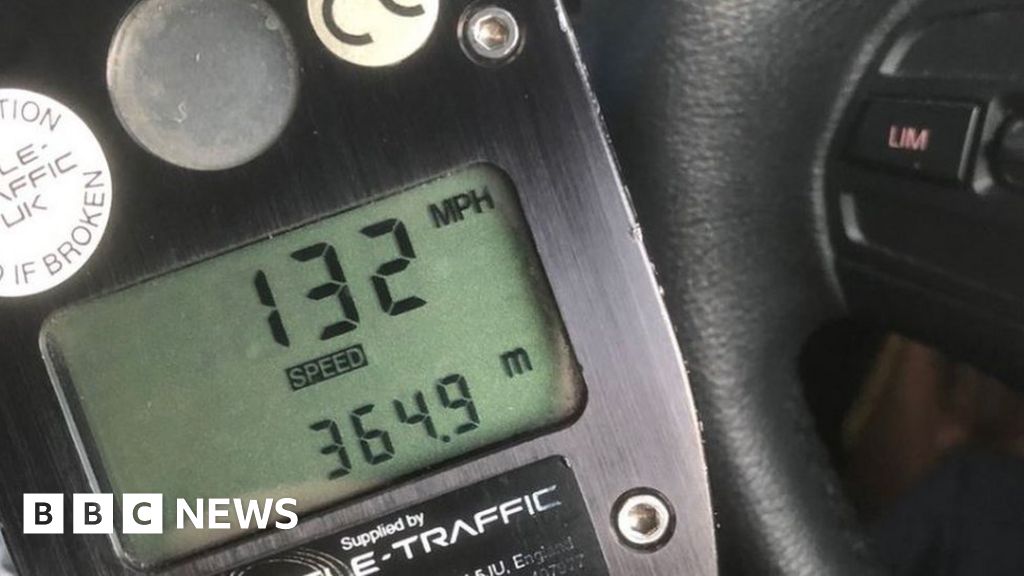 Speeding driver clocked at 132mph near Bedford