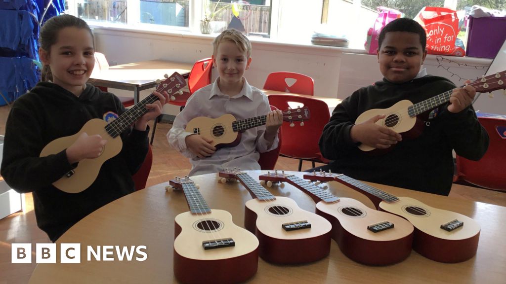 Gift of Music: How 40 Ukuleles Spark Joy and Creativity in a School