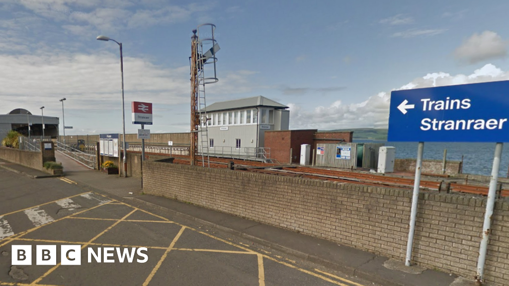 Stranraer rail service back in service after two months BBC News