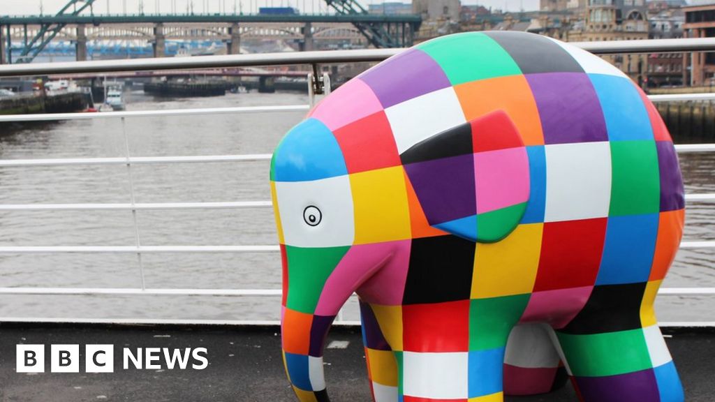 Elmer's Great North Parade: Elephant sculptures raise £182K for hospice