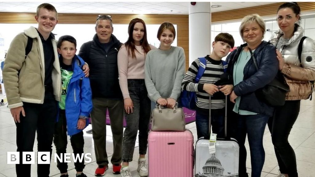 Left-behind Ukrainian orphans reunited in Scotland