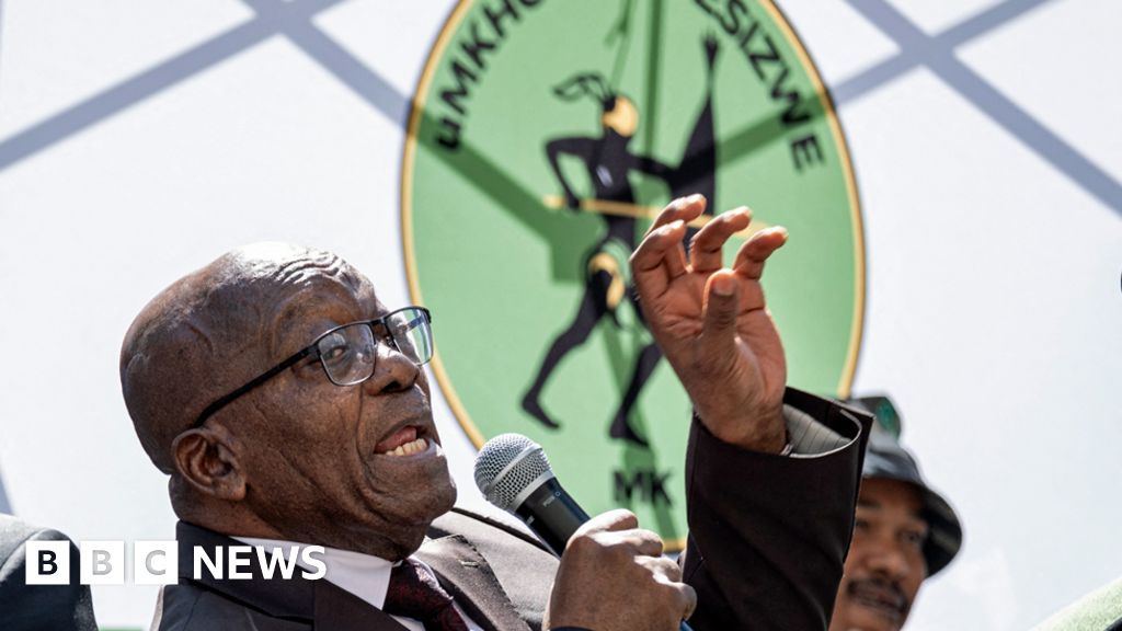 Пострадалият от битки бивш президент на Южна Африка Джейкъб Зума