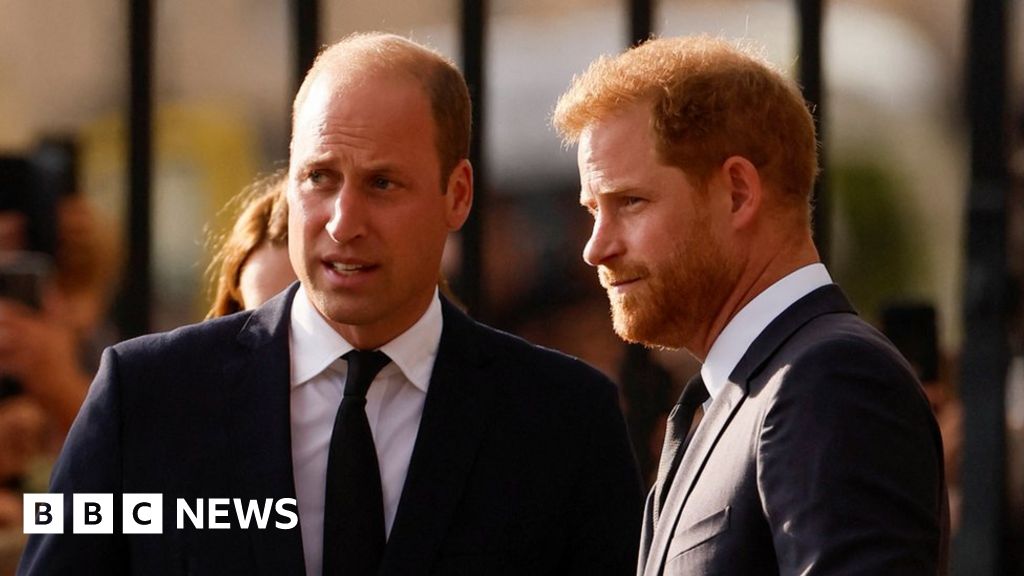William and Harry to walk behind Queen’s coffin to Westminster Hall