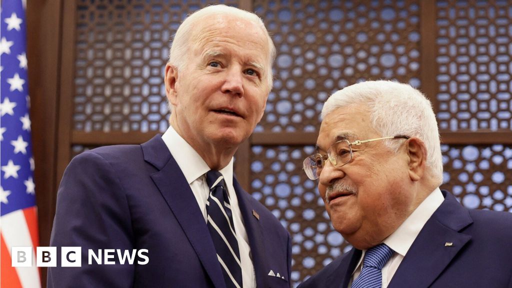 Biden offers Palestinians warm words but deep rift remains