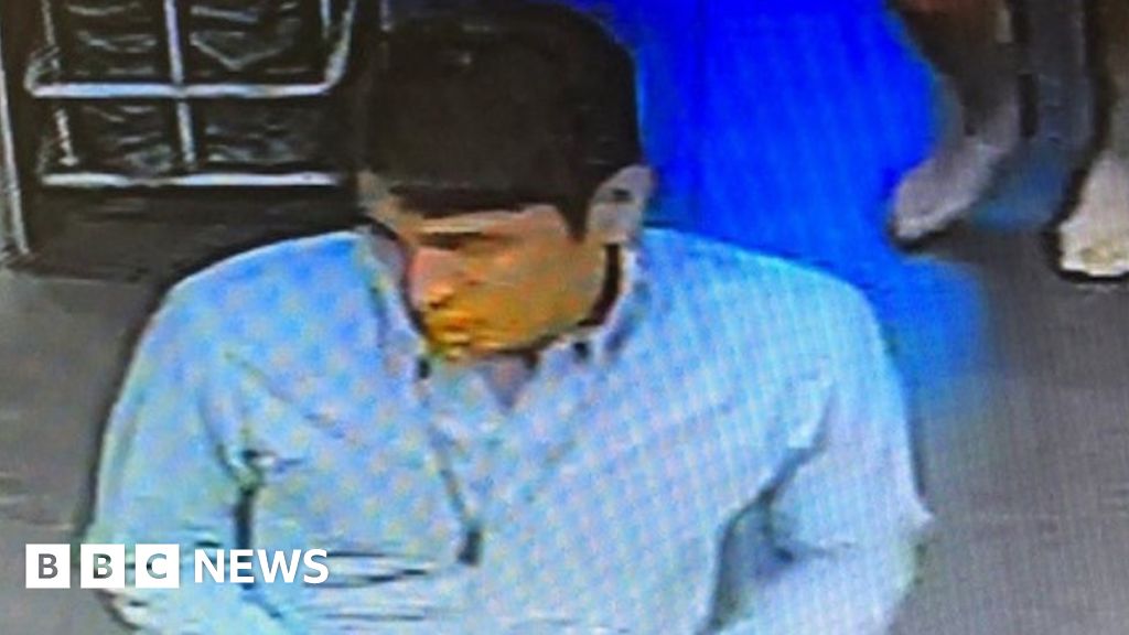 CCTV of the man police want to trace