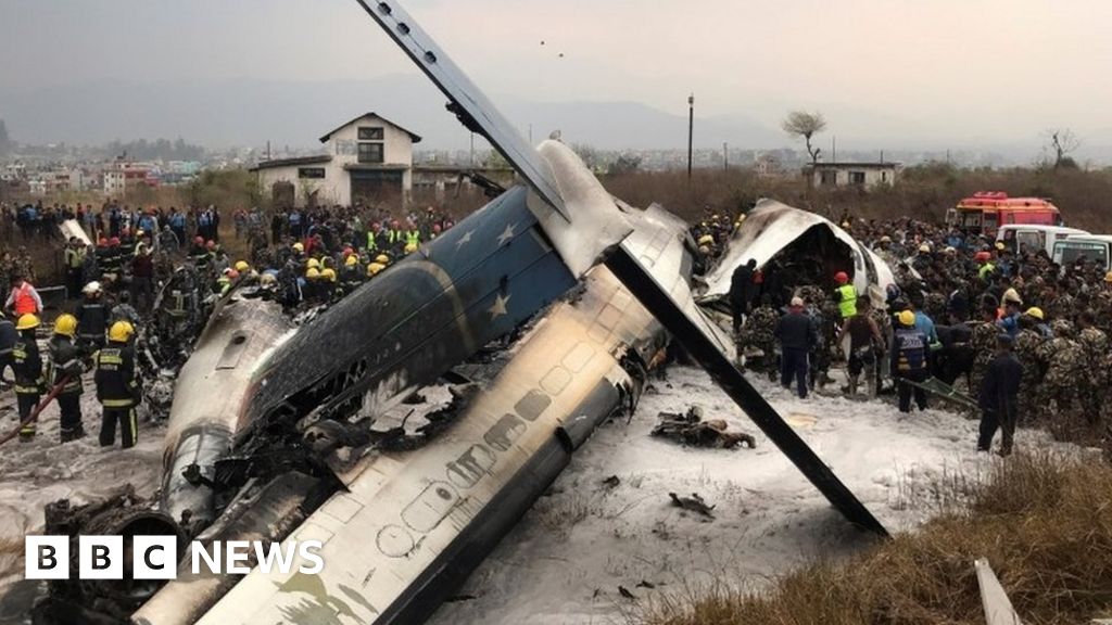 Nepal Air Crash 49 Dead As Plane Veers Off Kathmandu Runway Bbc News