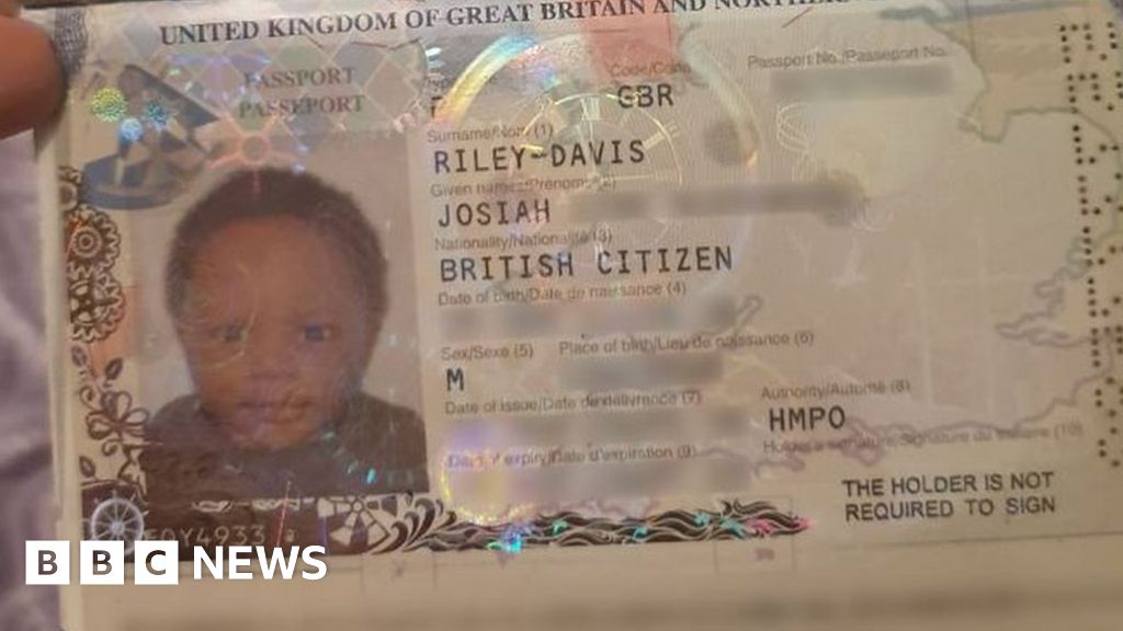 Mum travels on baby son's passport