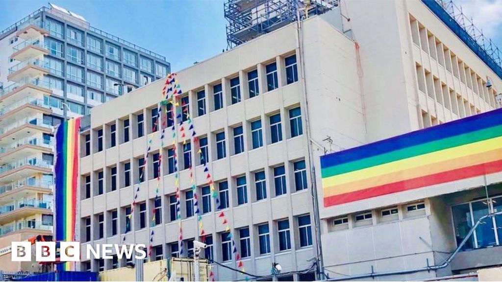 Us Diplomats Work Around White House Gay Pride Flagpole Ban Bbc News - banned on roblox for being gay