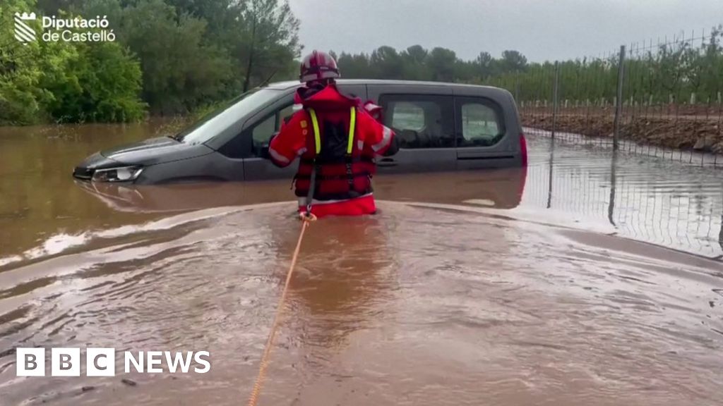 Las fuertes lluvias han provocado inundaciones en España