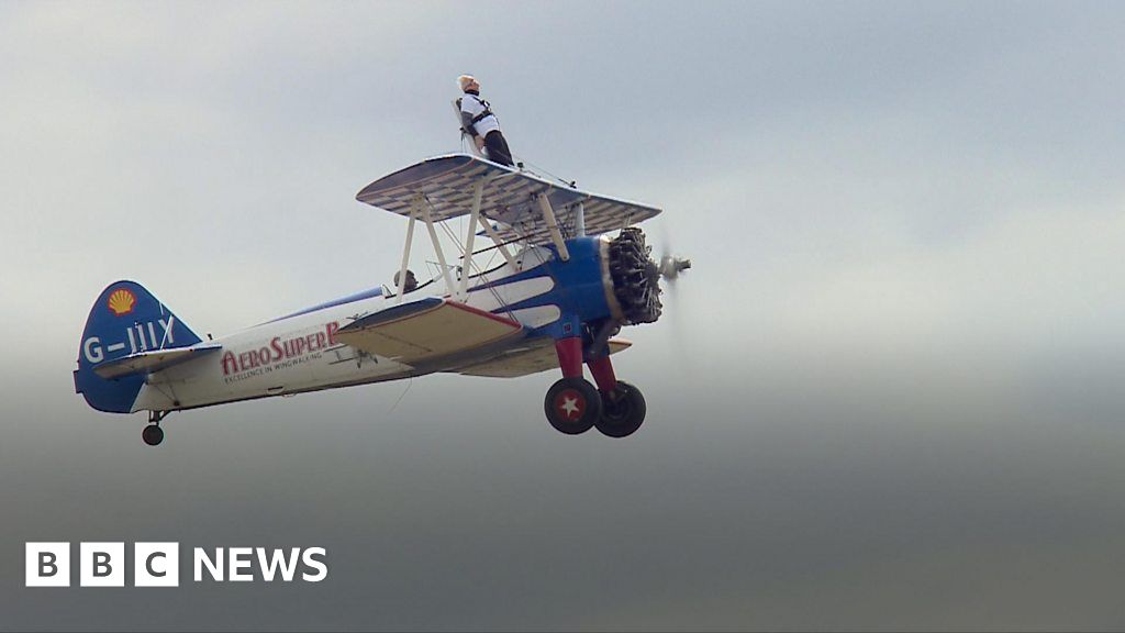 Betty, 93, takes to the skies for fifth wingwalk