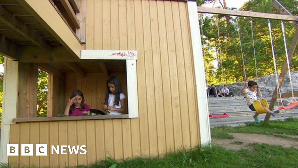 Migrant crisis Inside Sweden immigration camp BBC News