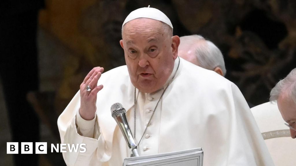 Listen: Pope Francis's voice heard for first time since hospital admission