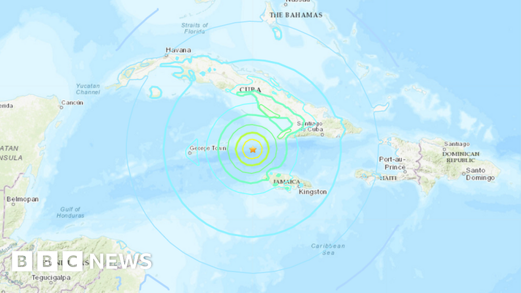 Caribbean earthquake of 7.7 triggers tsunami warnings BBC News