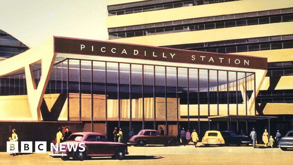 Design for Manchester's Piccadilly Station, early 1960s