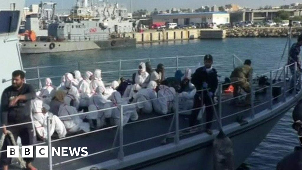 Migrants Die As Boat Capsizes Off Libya Bbc News
