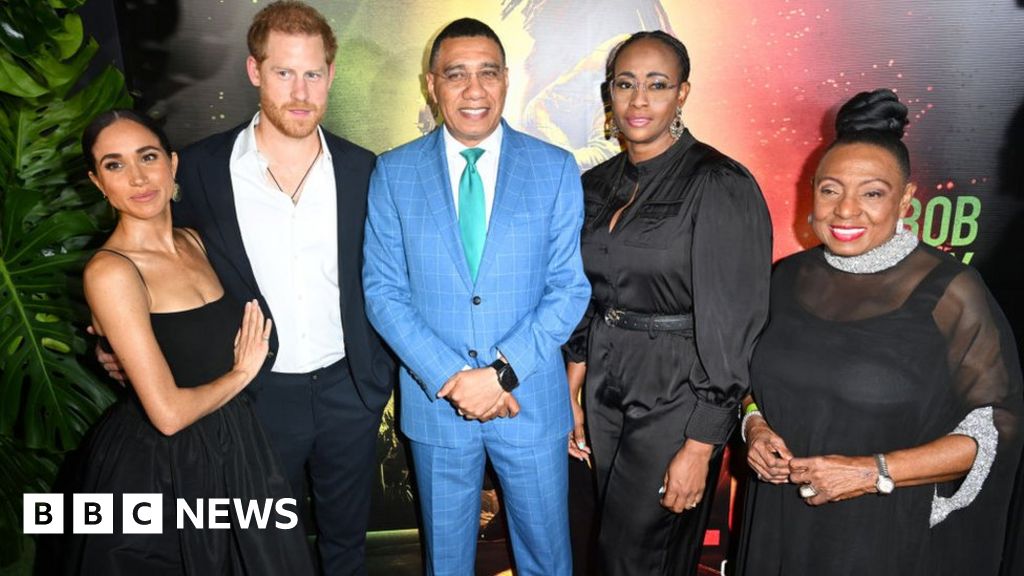 Bob Marley fans Harry and Meghan attend the film's premiere