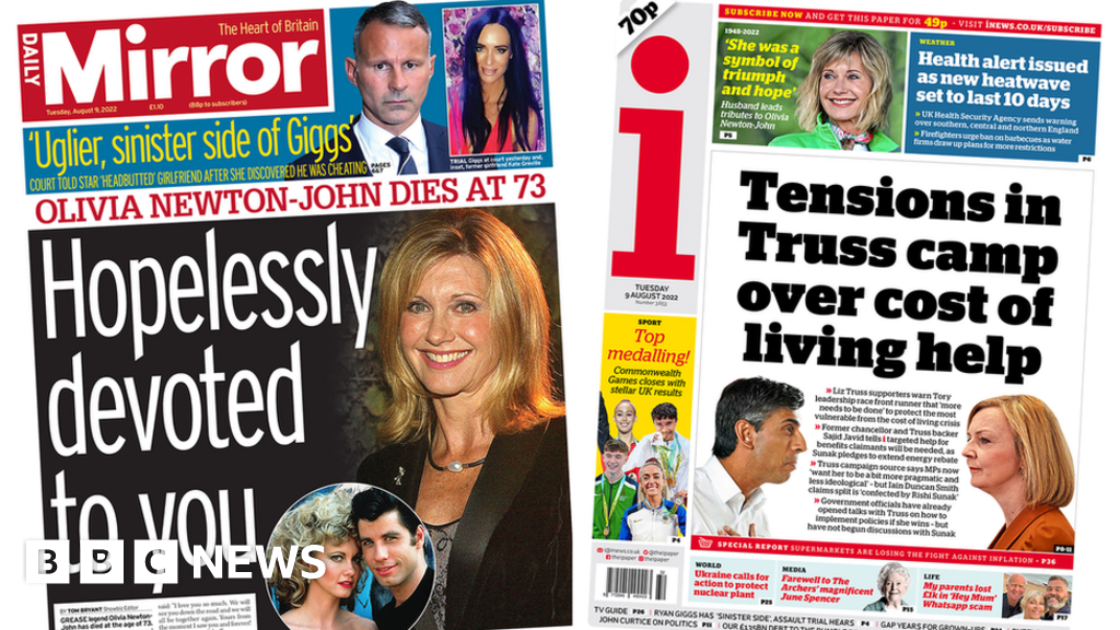 Newspaper headlines: ‘Hopelessly devoted to you’ and ‘tax-plan tension’