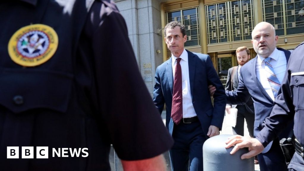 Ex Congressman Anthony Weiner Pleads Guilty To Sexting Bbc News