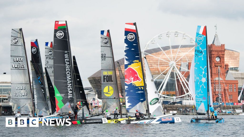 Cardiff Bay hosts Extreme Sailing Series BBC News