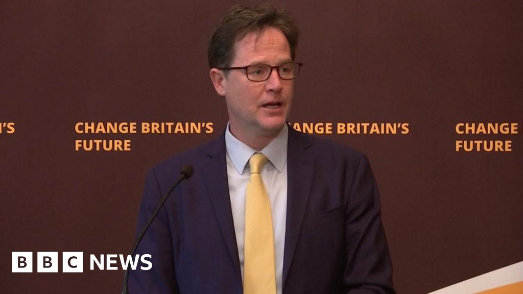 General Election 2017 Nick Clegg Sets Out Lib Dem Eu Remain Bid Bbc News 4365